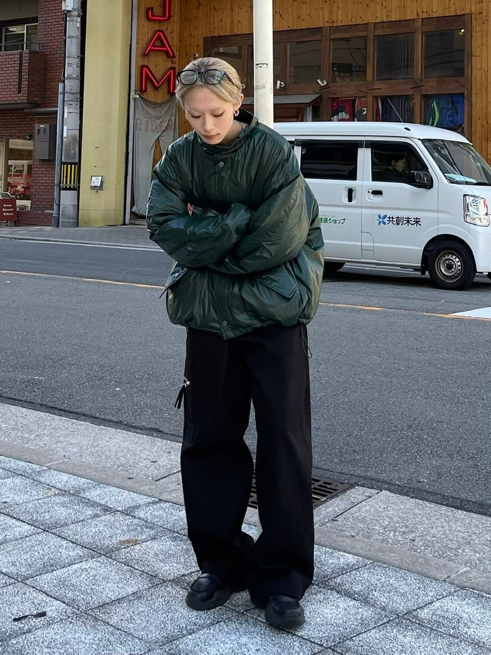 【Chikashitsu +】unisex padding blouson (4color) / 【チカシツプラス】ユニセックスパディングエムエーワン長袖ブルゾン