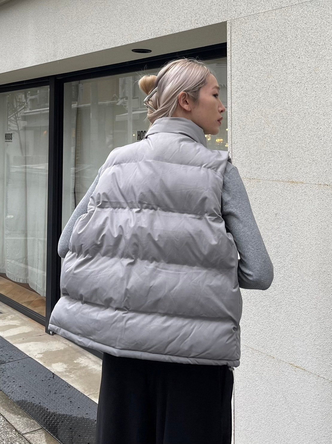 受注制【Chikashitsu +】padded vest (5color)