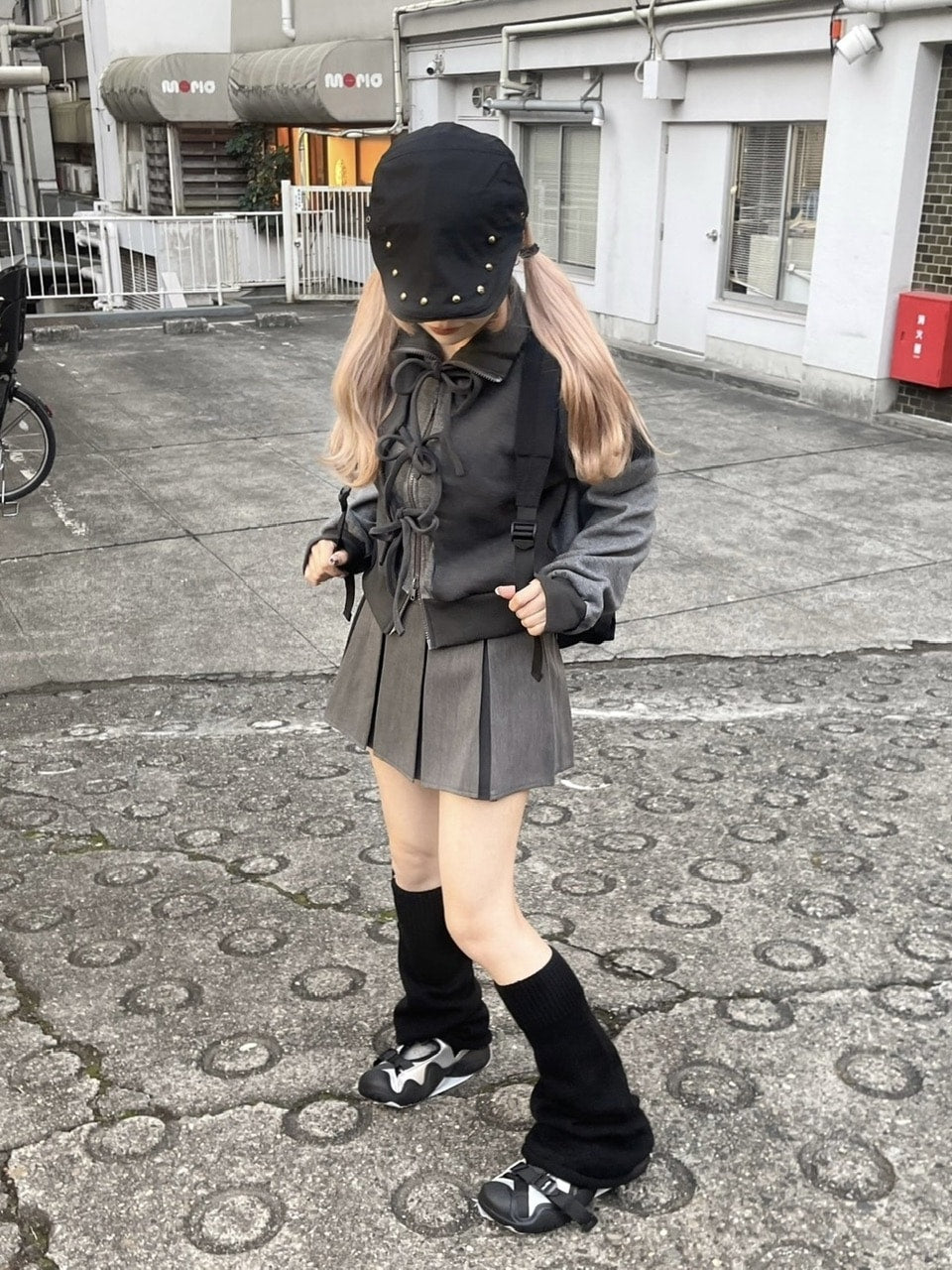 受注制【nmtc +】ribbon zip up jacket (2color) / 【エヌエムティーシープラス】リボンジップアップ長袖ジャケット