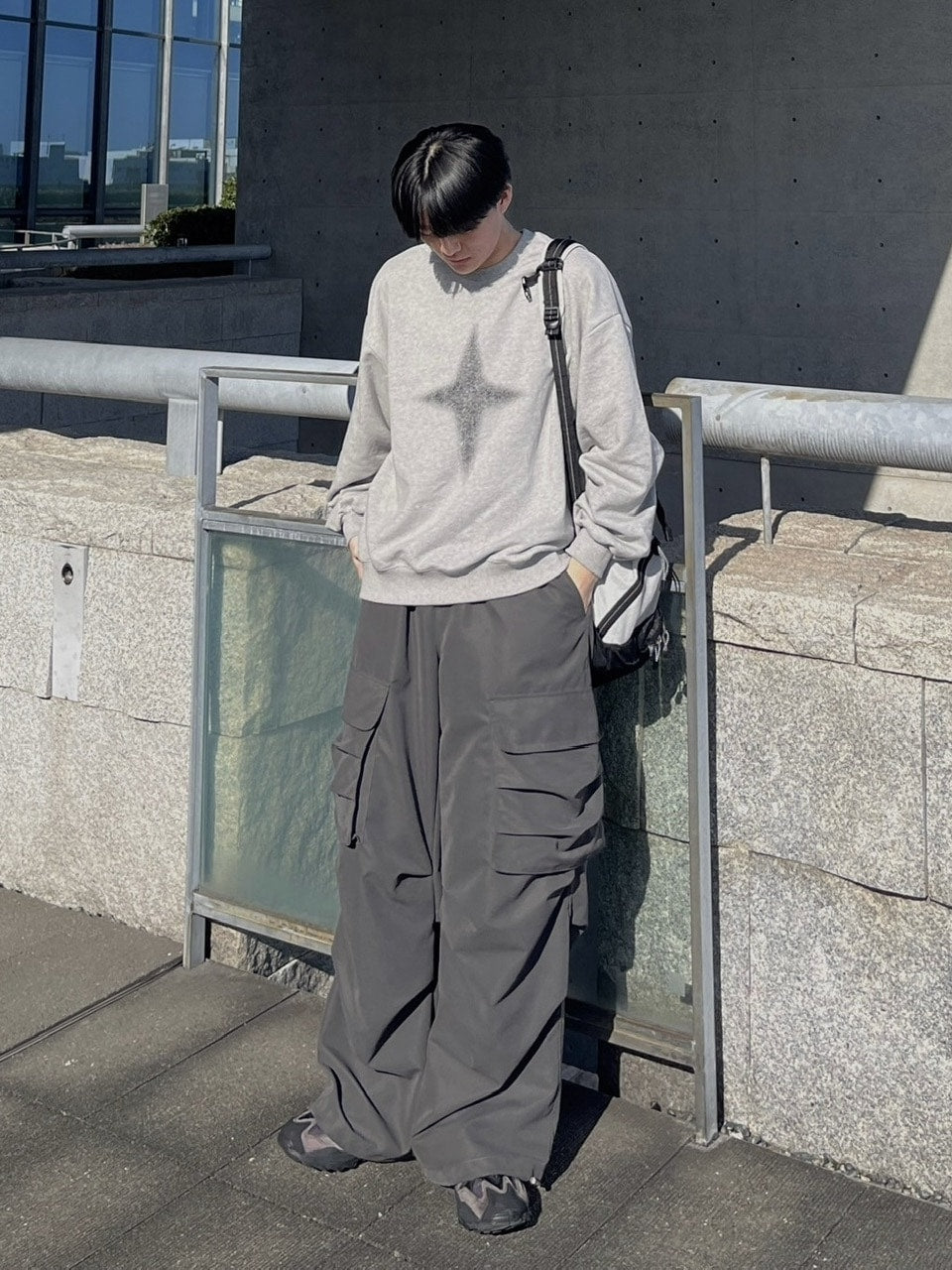 【youll】sparkle sweat shirt (2color)