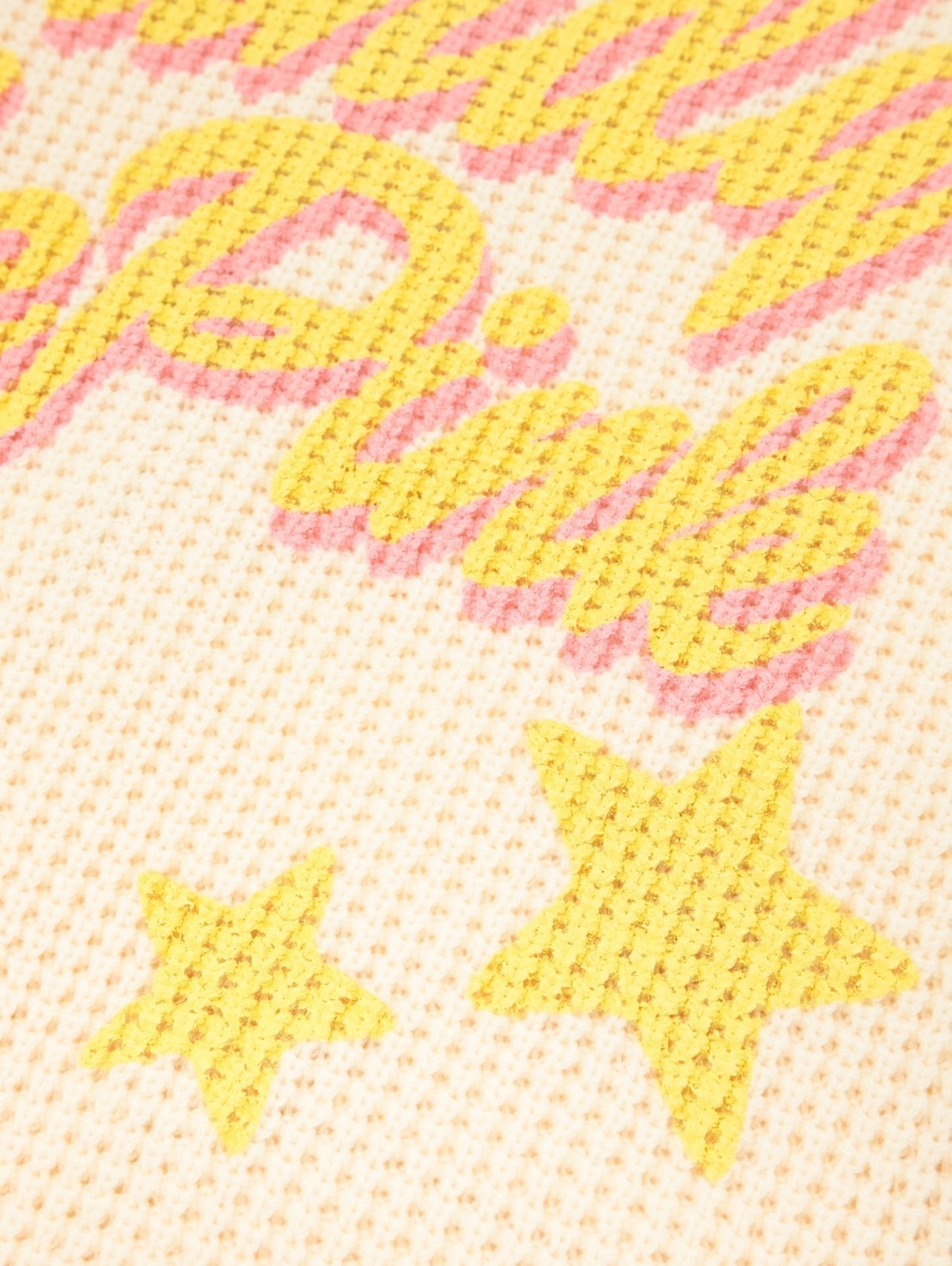 【VANDY THE PINK】STAR KNIT ZIP UP