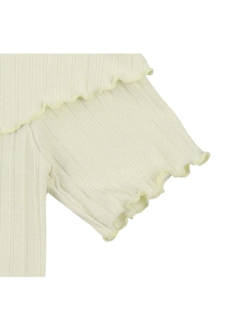 【FANCY CLUB】HEIDI KNITTED OFF-SHOULDER