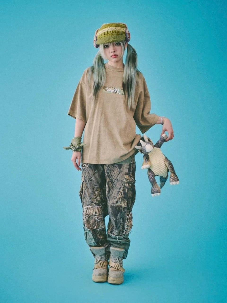 【GALFY】ガルフィーカモボックスロゴTee