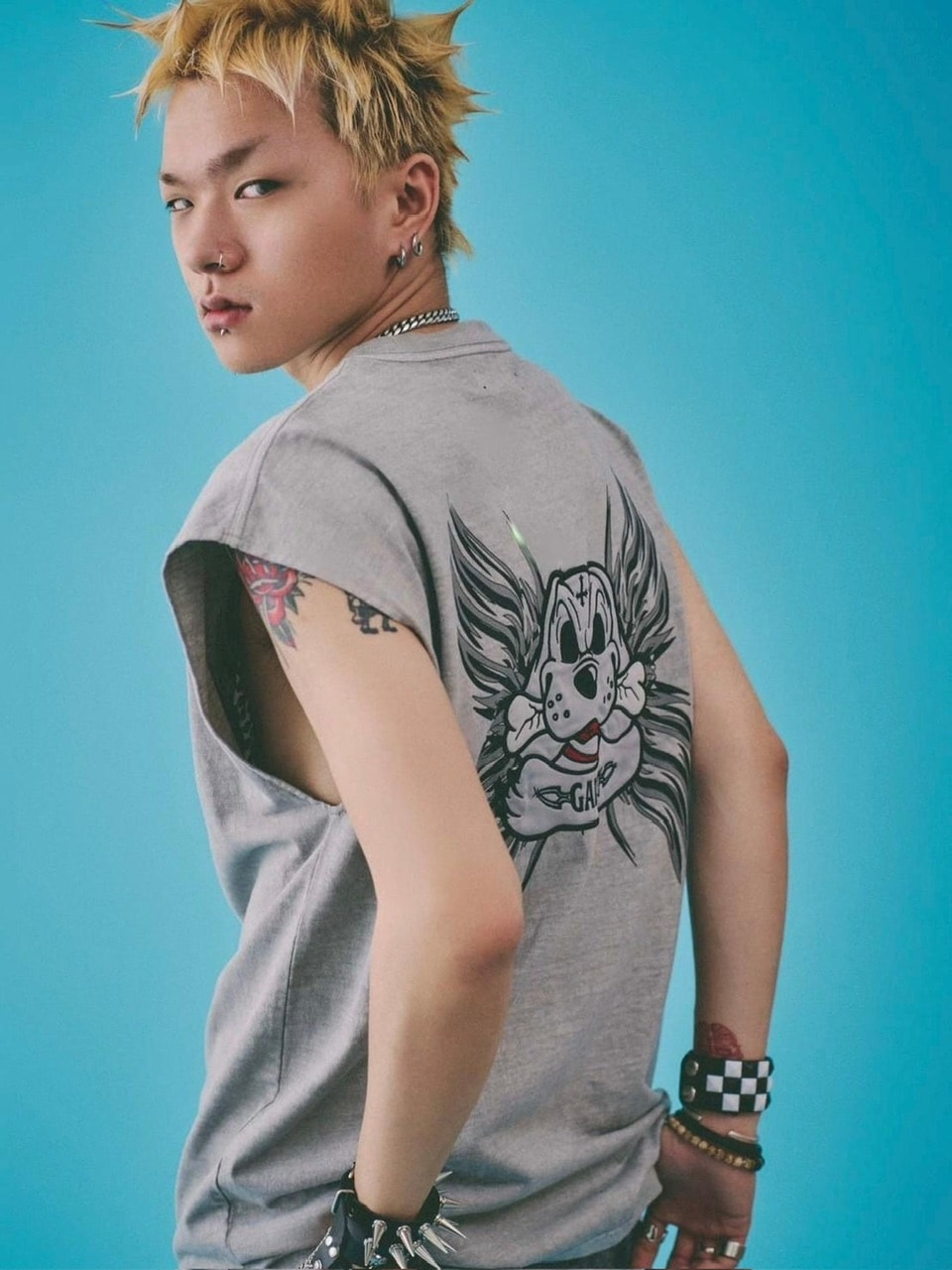 【GALFY】ゴリ厨二タンク / 【ガルフィー】ロゴプリントタンクトップ