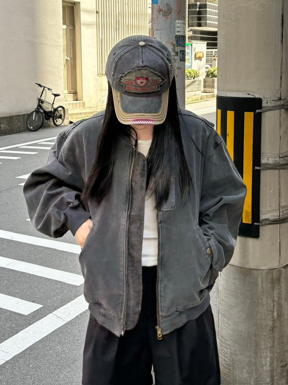 大阪店WEB限定【Chikashitsu +】vintage design cap (3color)
