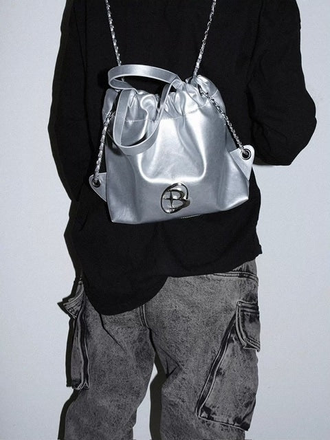 【BLACK PURPLE】Muffin multi bag 2 colors