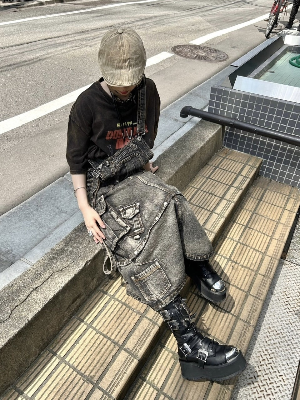 受注制【Never mind the XU】denim hunting cap (4color)