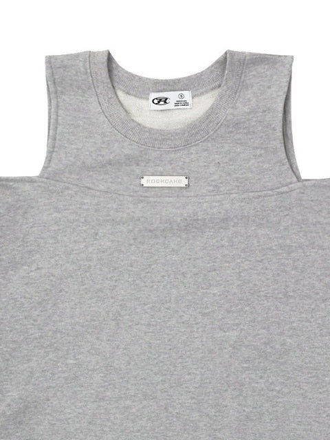 【ROCK CAKE】Open Shoulder Sweatshirt