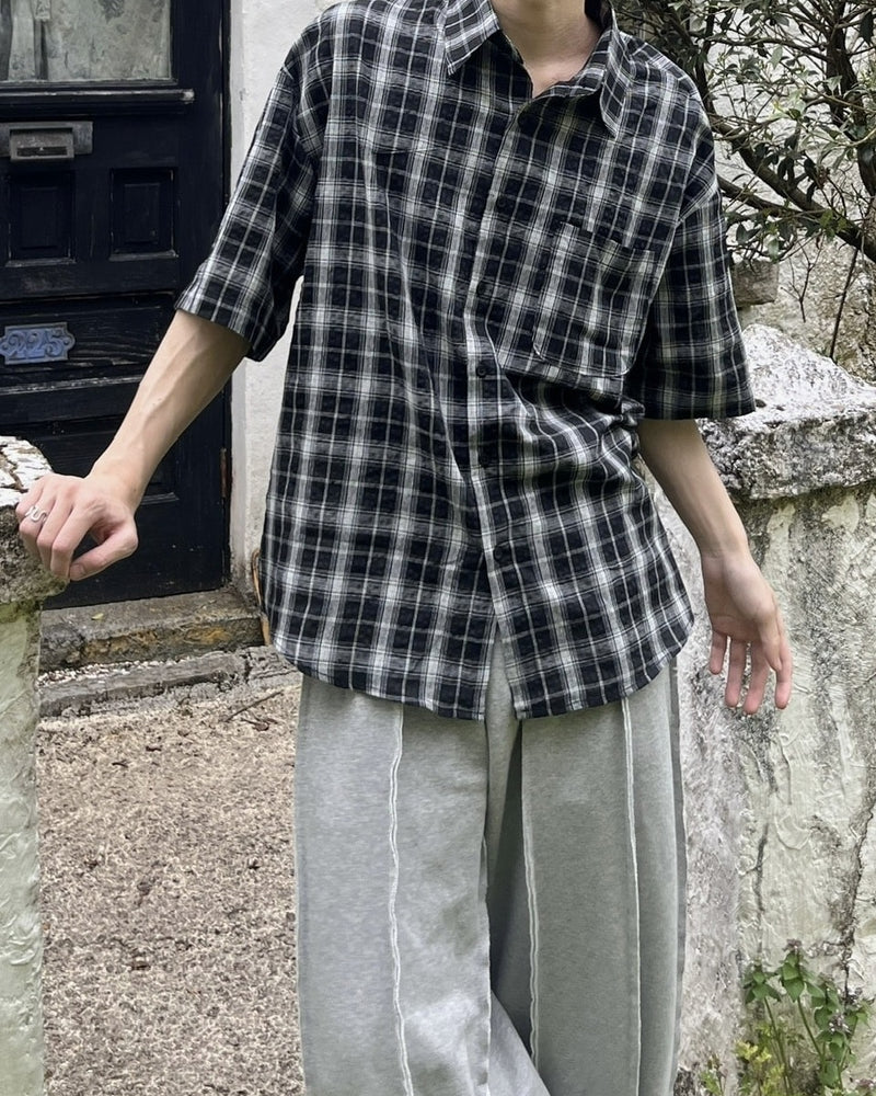 受注制【youll】tartan check shirt (4color)