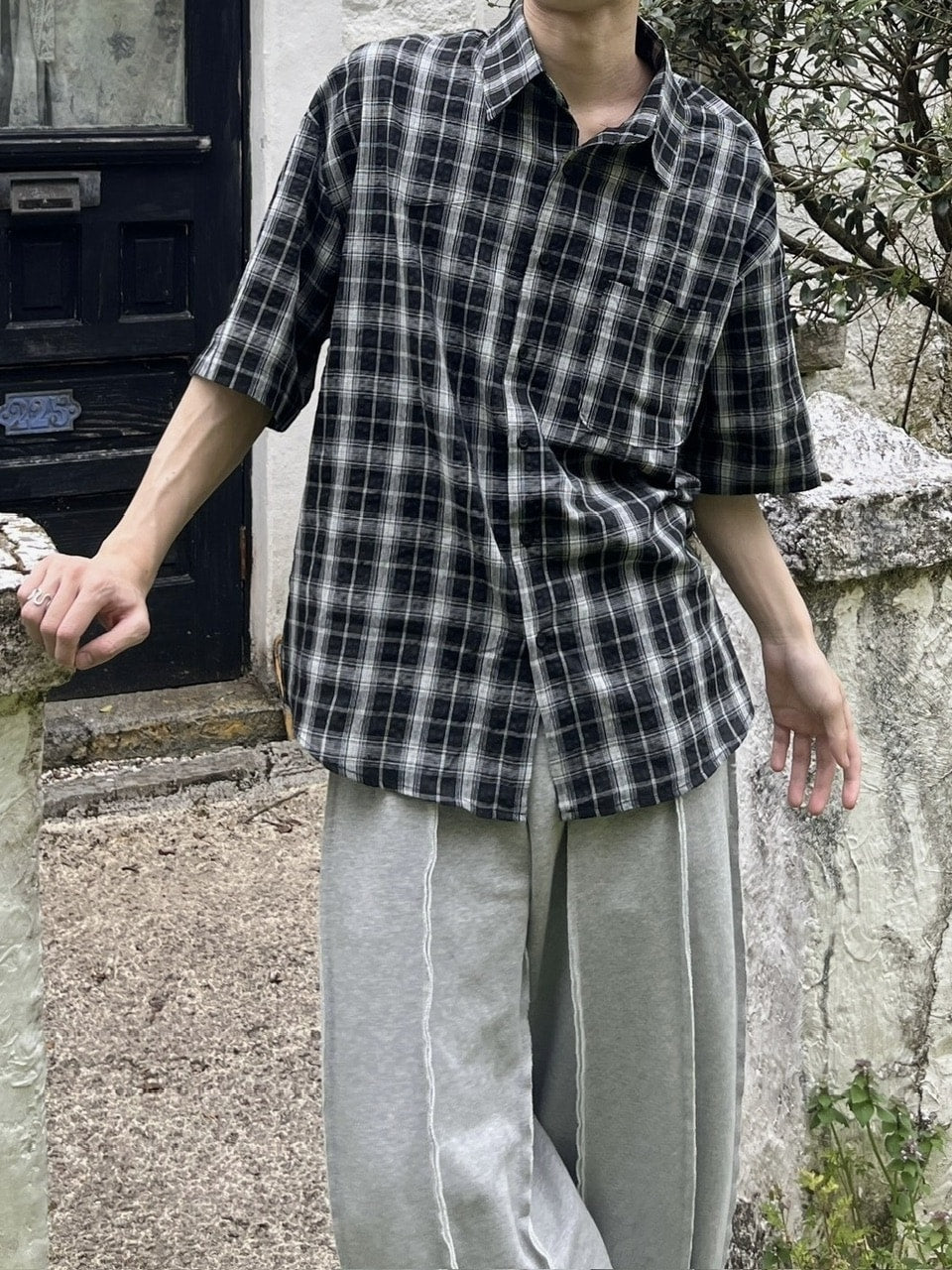 受注制【youll】tartan check shirt (4color)