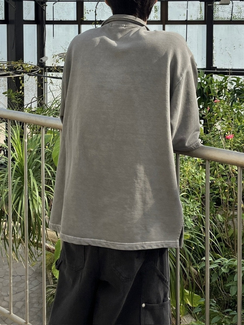 受注制【youll】pigment polo shirt (2olor)