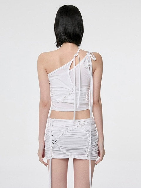 【FLAREUP】Handmade Twisted Skirt