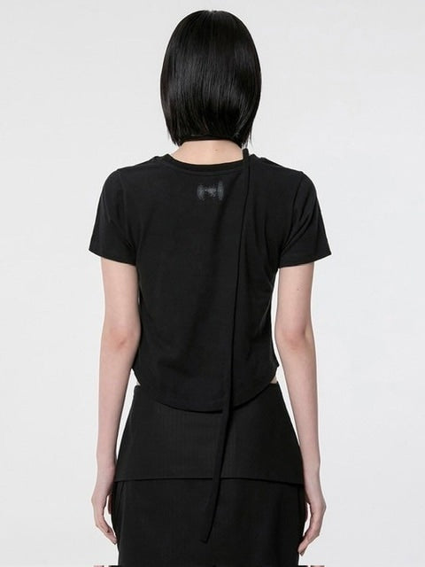 【FLAREUP】Vanish Tie Scarf T-Shirt