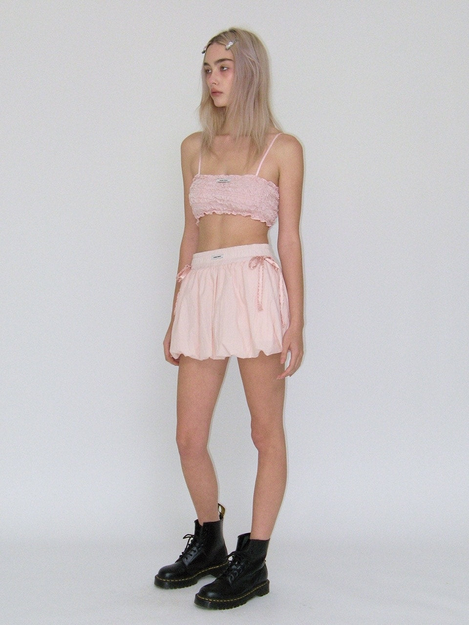 【CRANK】SHIRRING BALLOON SKIRT