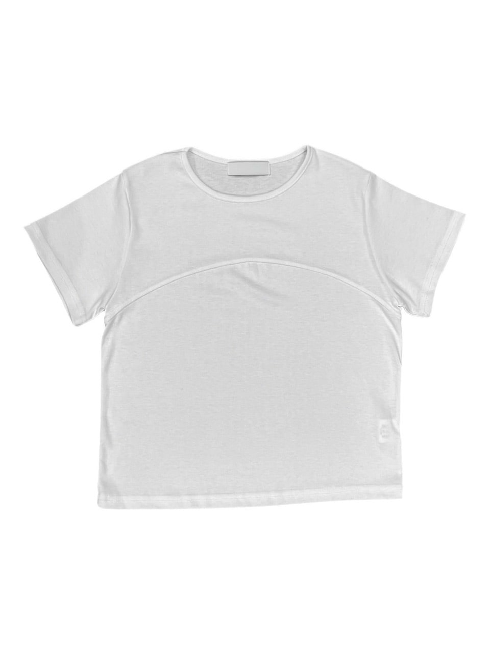 受注制【OaKS】cropped half sleeve t-shirt (3color)