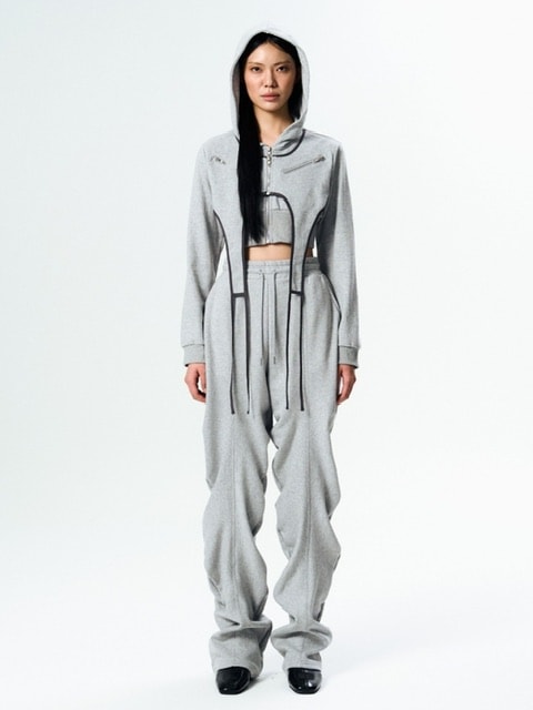 【ARTS DE BASE】Hood Crop Jacket