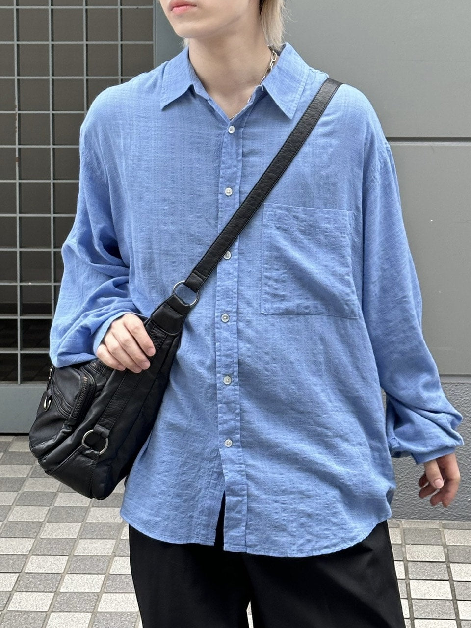 大阪店WEB限定【Chikashitsu +】leather pocket shoulder bag 2