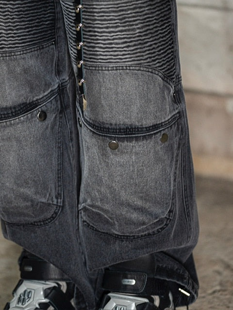 【DIG YOUR OWN GRAVE】WASHING BIKER PANTS