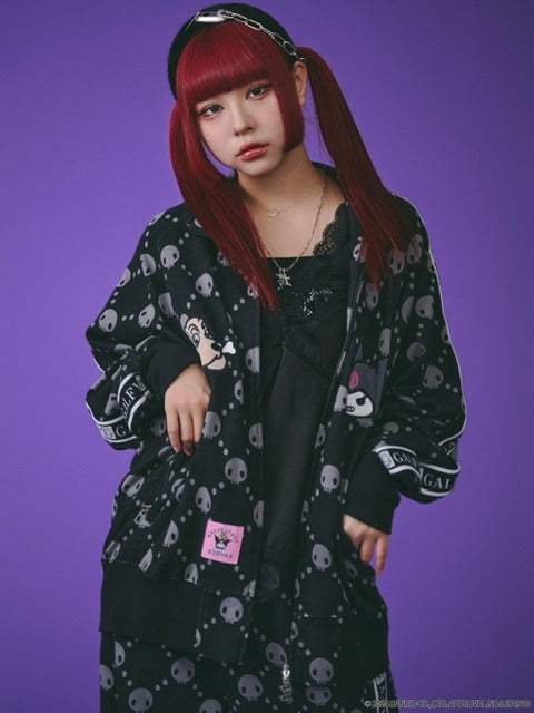 【GALFY×KUROMI】ドクロだらけセットアップ / 【ガルフィー×クロミ】ロゴジャージセットアップ