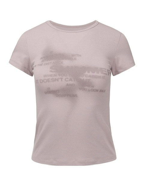 【NACHE】SHIMMER CROP T-SHIRT