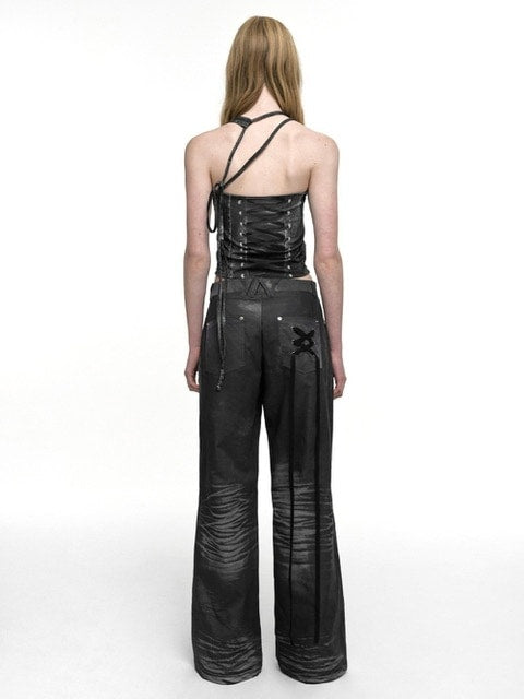 【NACHE】RACE UP PRINTED PANTS