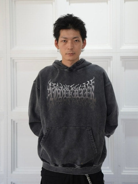 【LOVE KILLER】Graphic black letter logo hoodie
