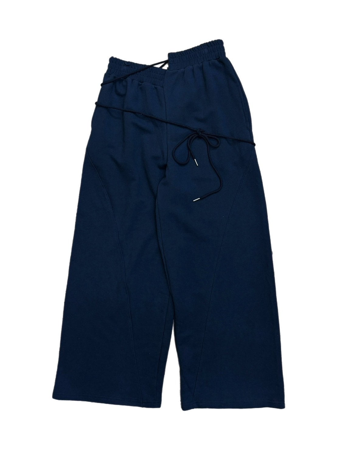 受注制【oaks】design ribbon wide sweat pants (3color)