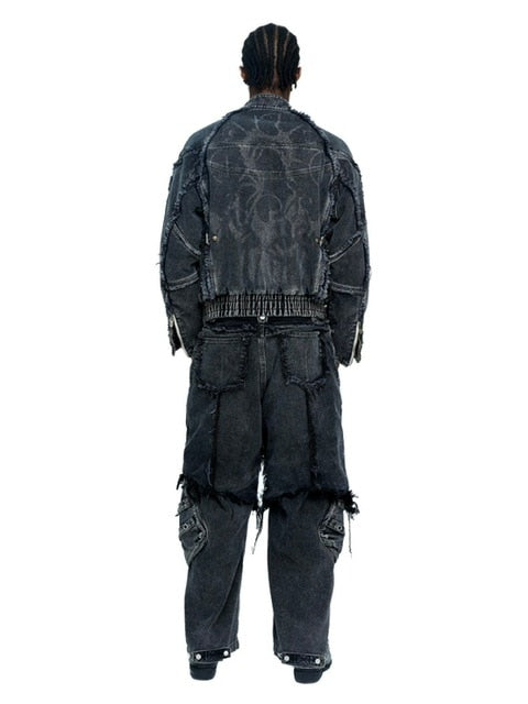 【The Boy Has No Patience】DISCIPLE BIKER DENIM JACKET