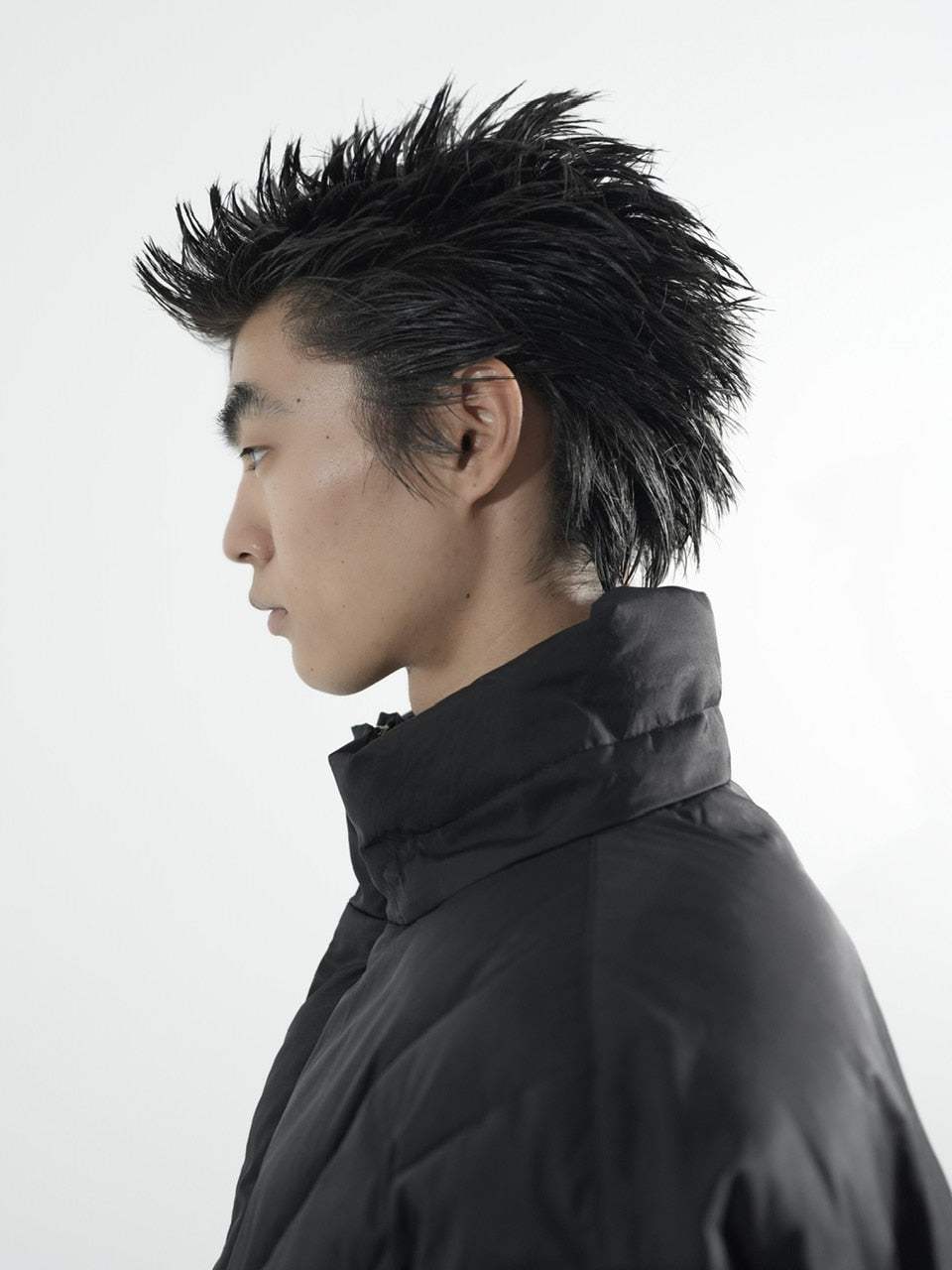 【CS】2way cropped puffer jacket (black)