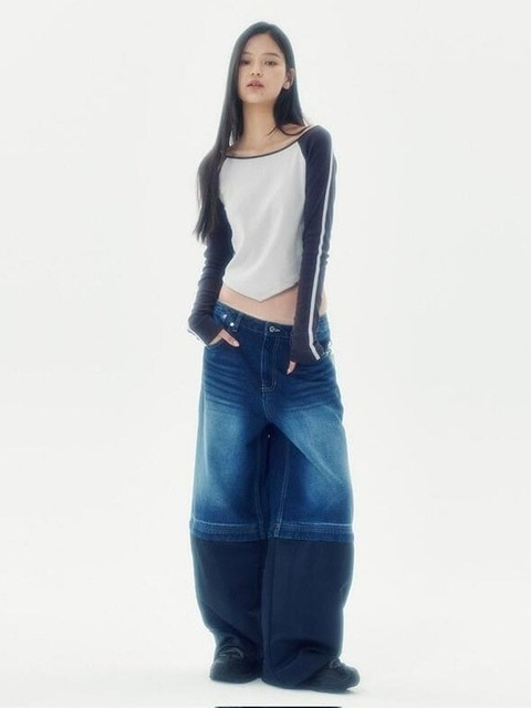 【runningHIGH】SPORTS SLIM RAGLAN TEE