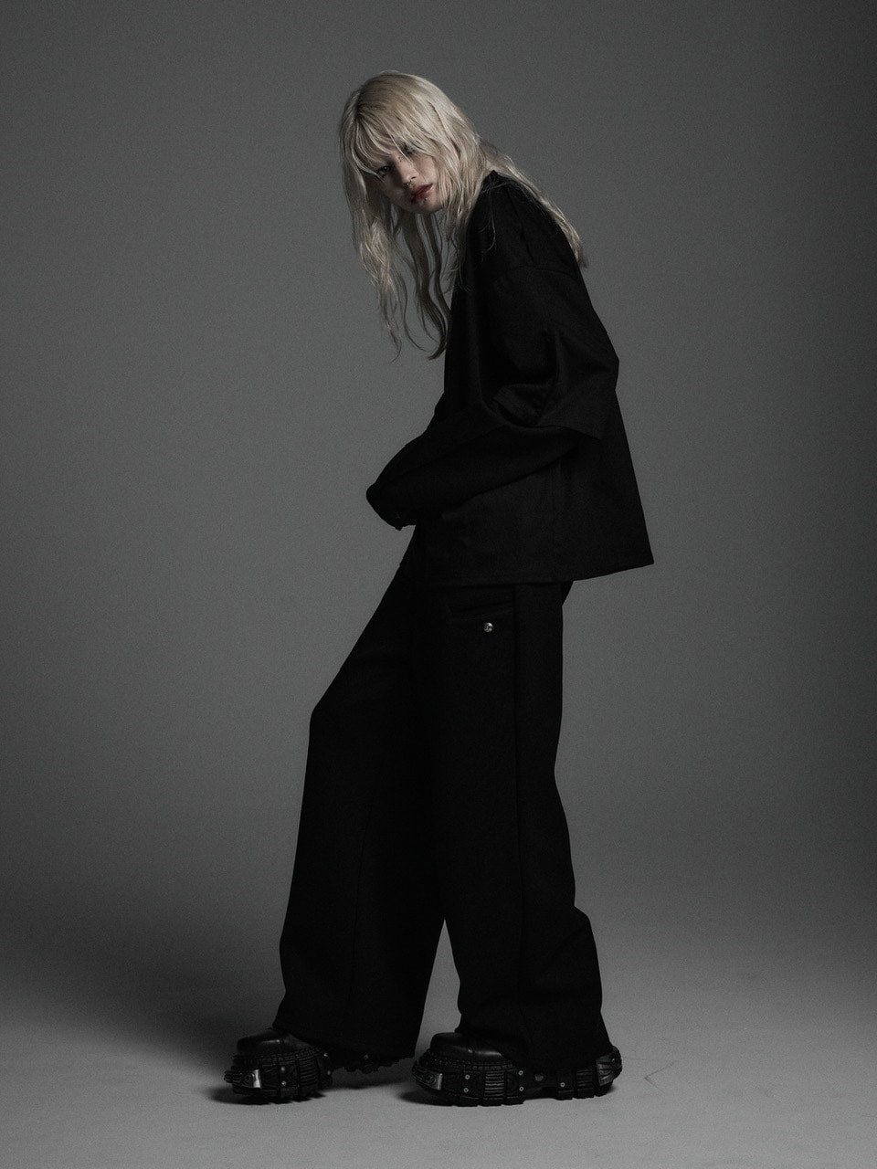 【Rosen Kreuz】the taste“V” LAYERED LONG SLEEVES