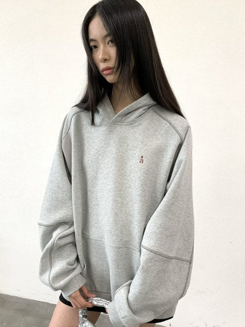 【ARCH by ROARINGWILD】Patchwork Fleece Hooded Sweatshirt