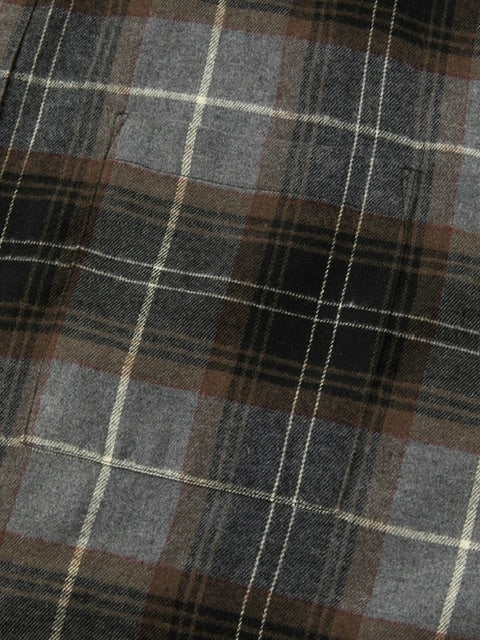 【DNSR】Oversized flannel check shirt