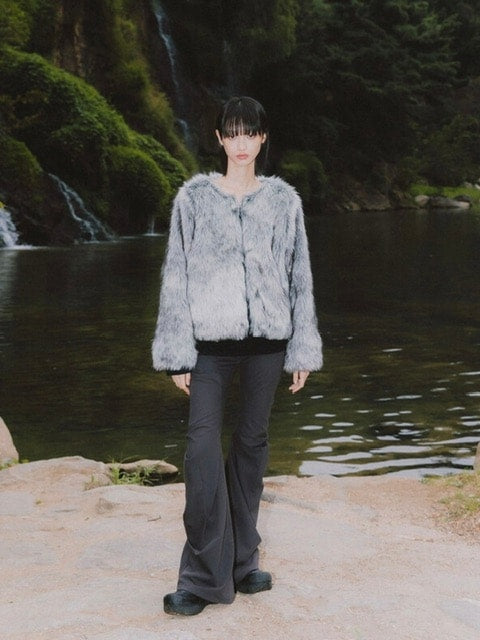 【FLAREUP】Asymmetrical Drape Pants / 【フレアアップ】アシンメトリードレープパンツ