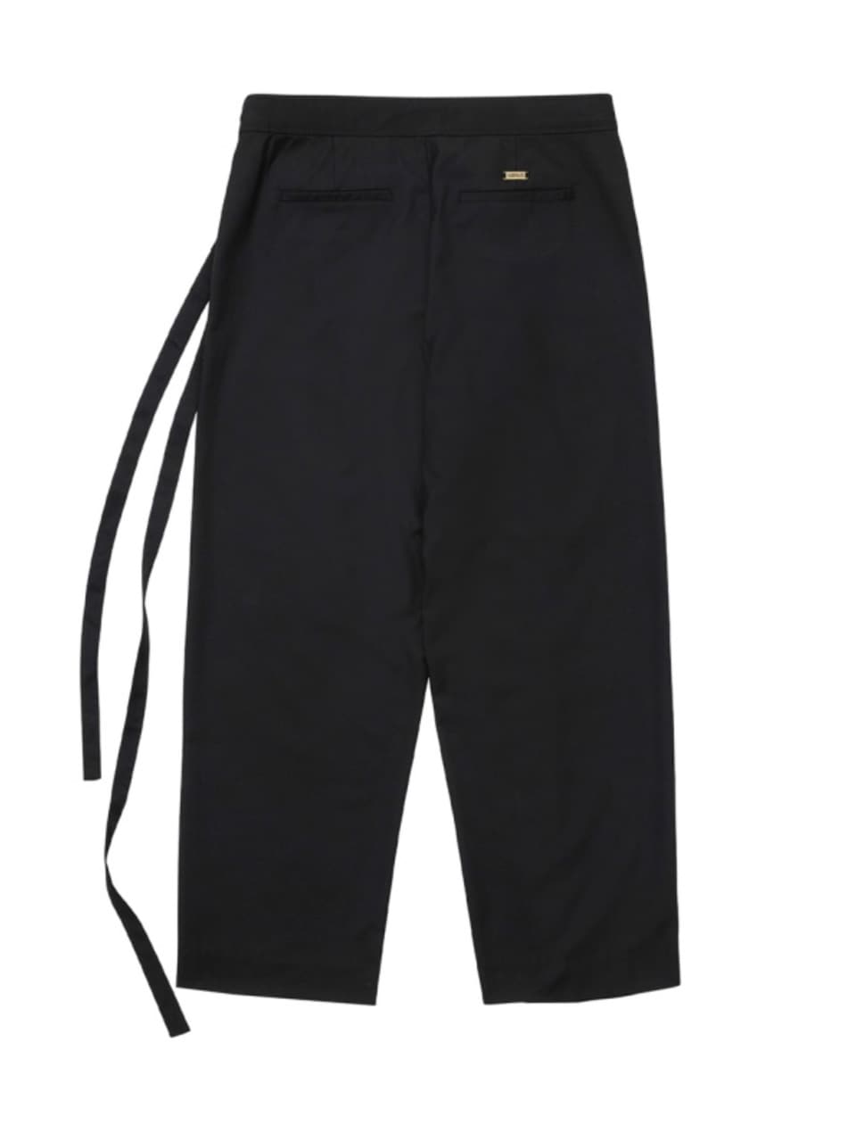 【AJOBYAJO】Wool Blend Asymmetrical Long Skirt Pants