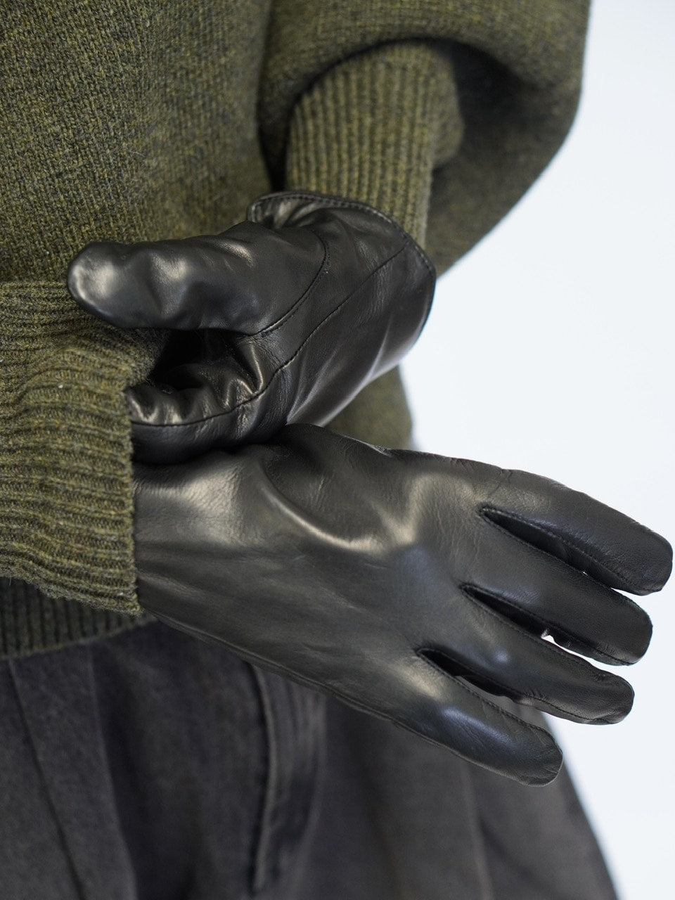 東京店WEB限定受注制【Chikashitsu +】Lamb Leather Gloves