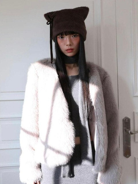 【Uglyshadow】ANGORA CAT BEANIE