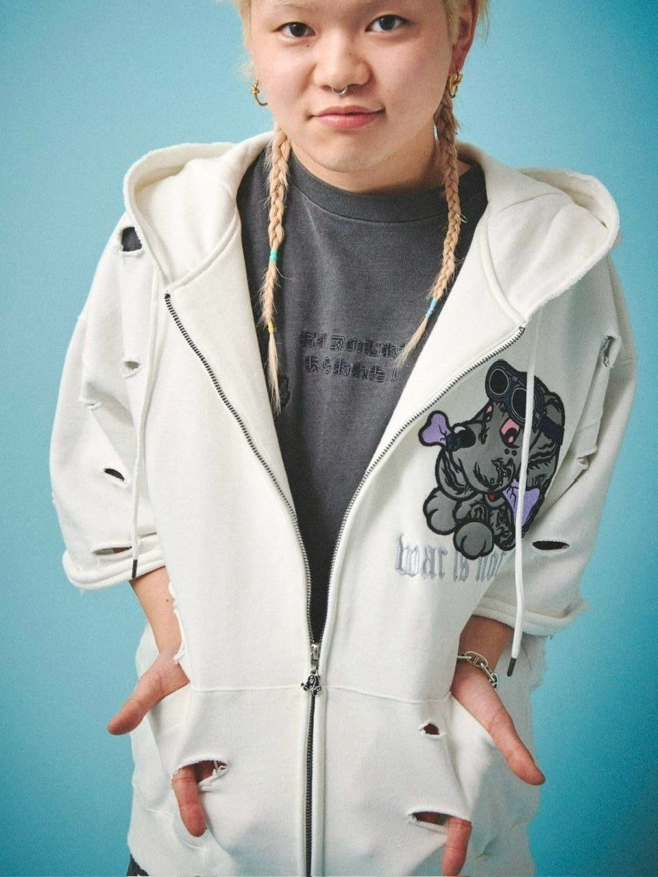 【GALFY】病みに染まりし反戦パーカー