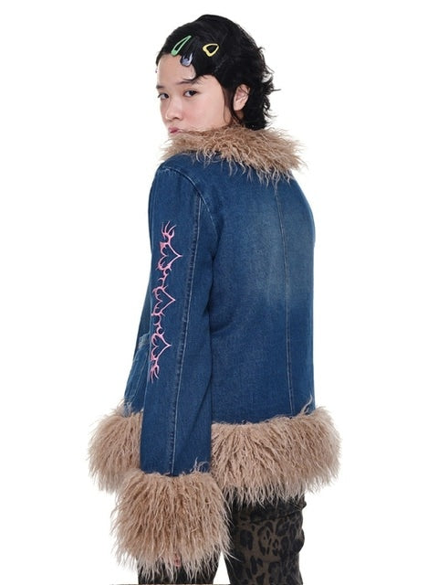 【YOUTHBATH】Fluffy washed jacket