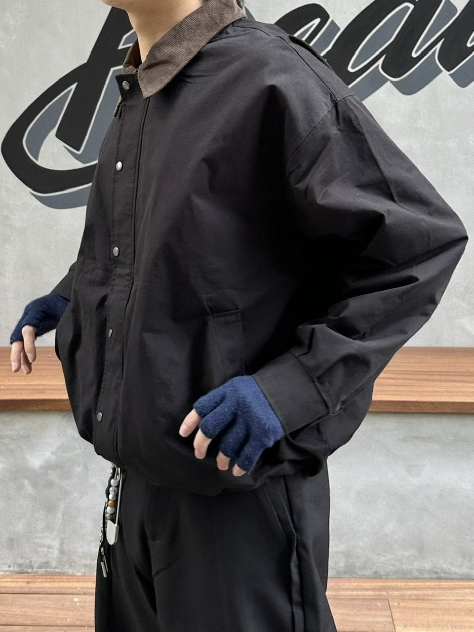 受注制【youll】corduroy color short jacket