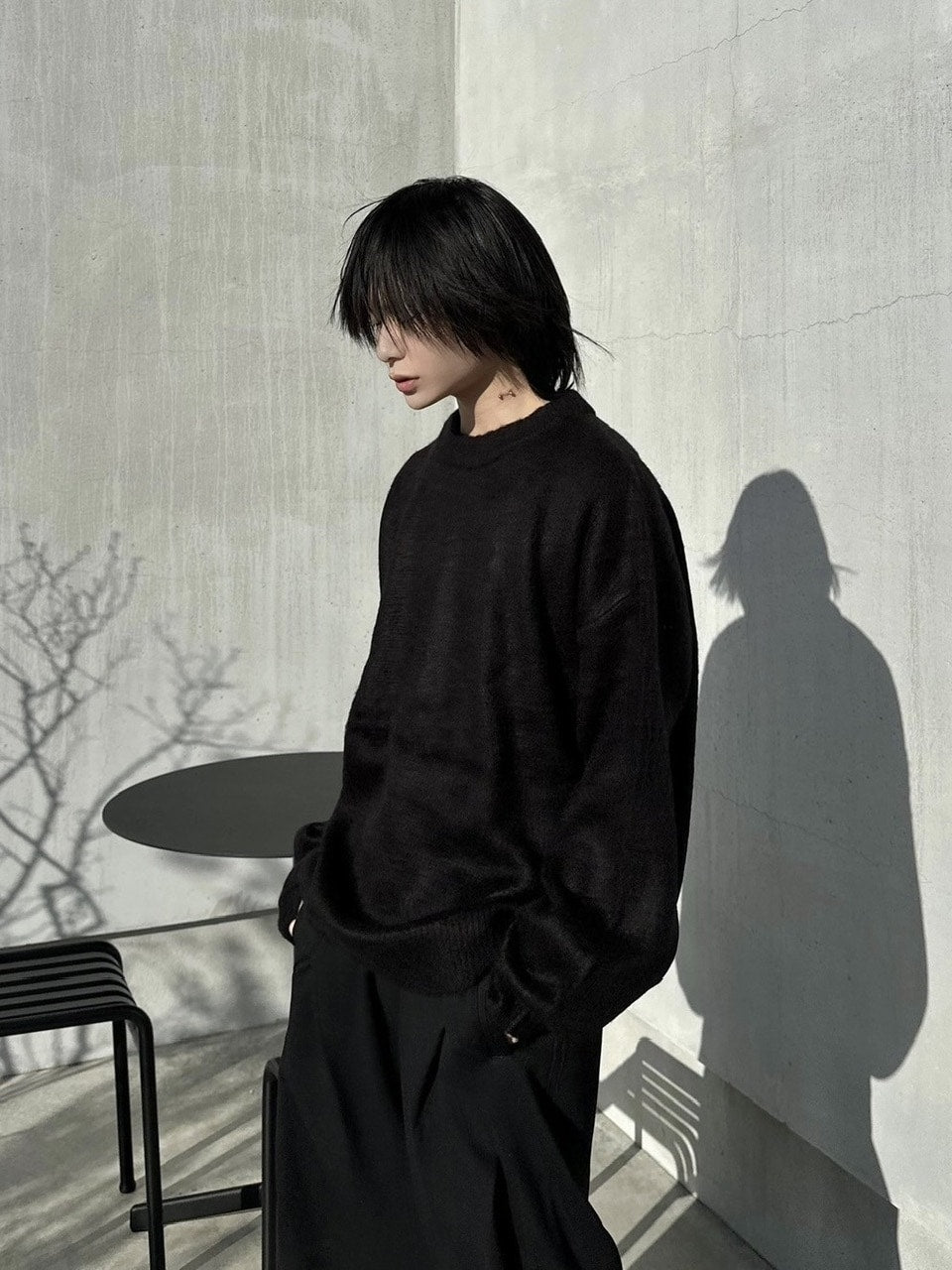 受注制【LUV CODE】oversized mohair knit (3color)