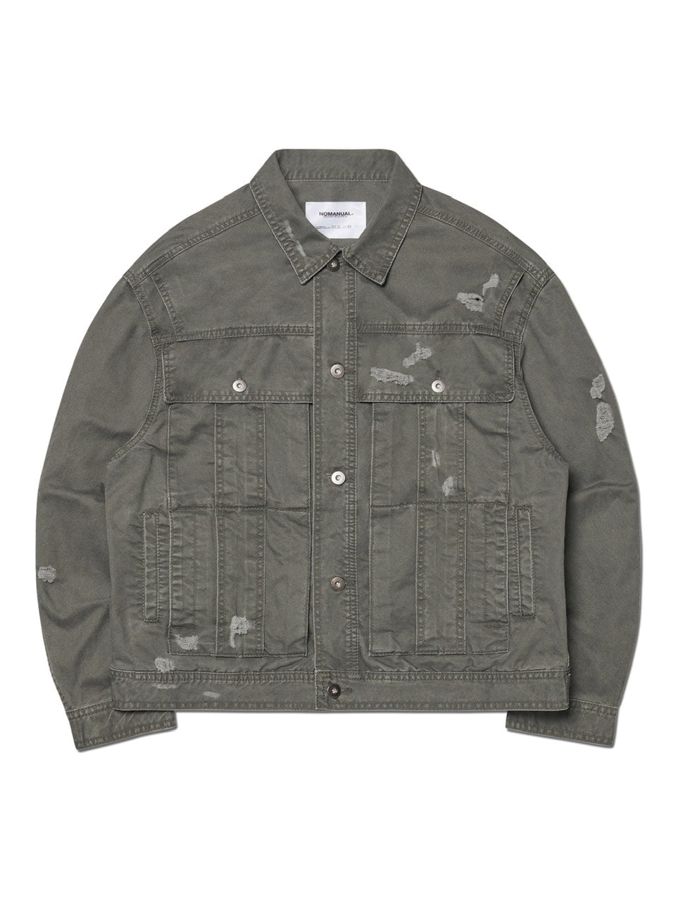 【NOMANUAL】I.P DAMAGED JACKET