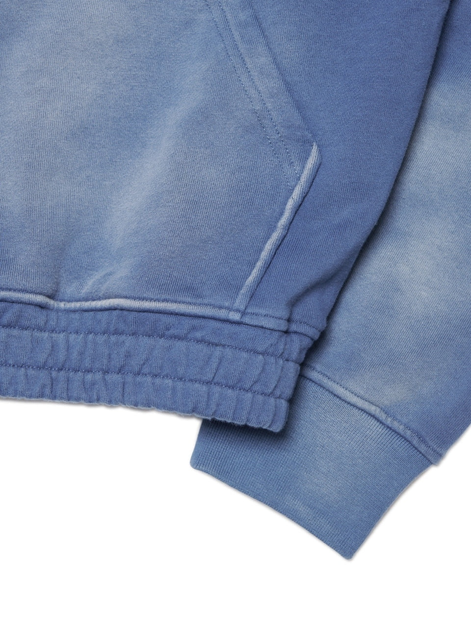 【NOMANUAL】STAIN WASHED HOODIE / 【ノーマニュアル】ステインウォッシュド長袖パーカー