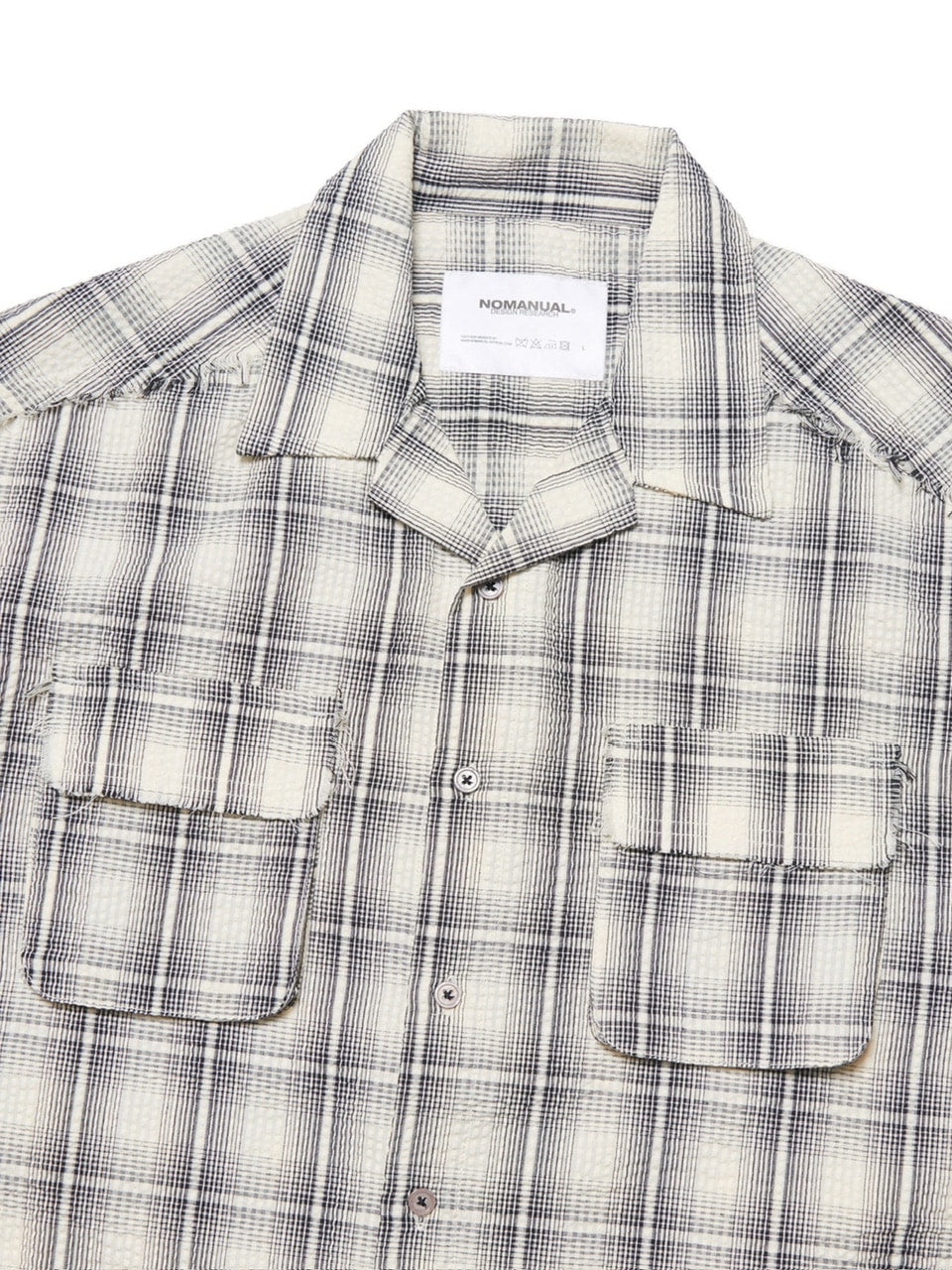 【NOMANUAL】SEERSUCKER CHECK SHIRTS