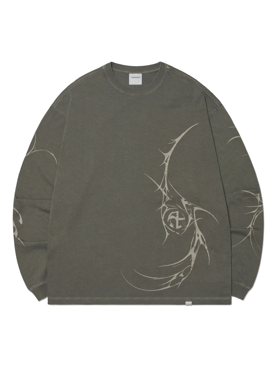 【NOMANUAL】M.P GRAPHIC LONG SLEEVE TEE / 【ノーマニュアル】グラフィックプリント長袖Tシャツ