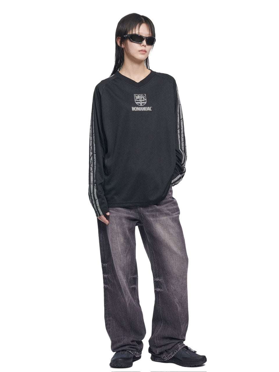 【NOMANUAL】SEMI FLARE DENIM PANTS / 【ノーマニュアル】セミフレアデニムパンツ