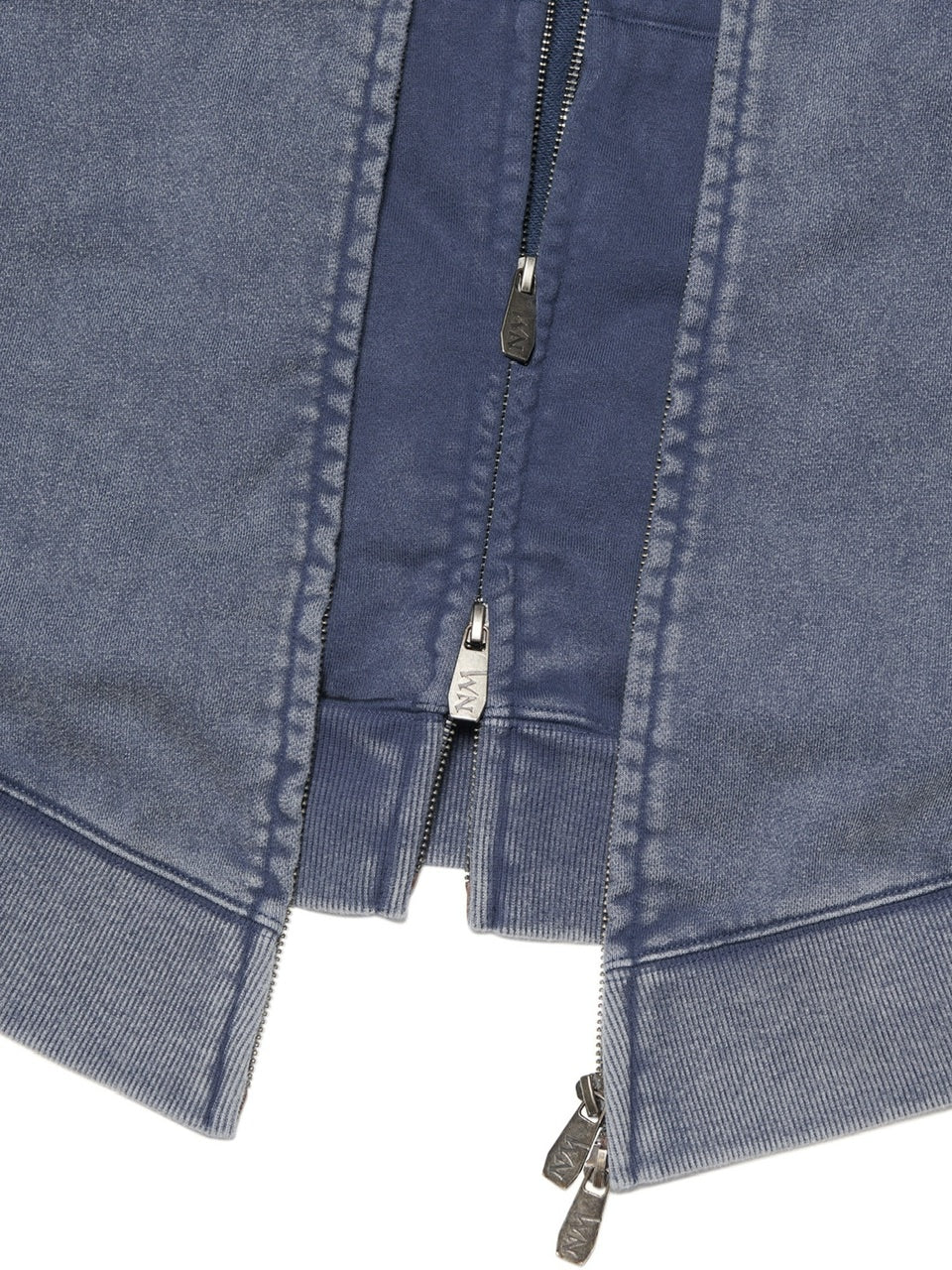 【NOMANUAL】VINTAGE LAYER HOODED ZIP-UP / 【ノーマニュアル】ビンテージレイヤードジップアップパーカー