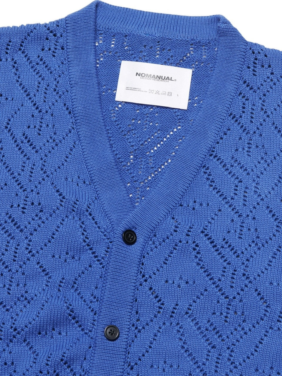 【NOMANUAL】T.B PUNCHING KNIT CARDIGAN