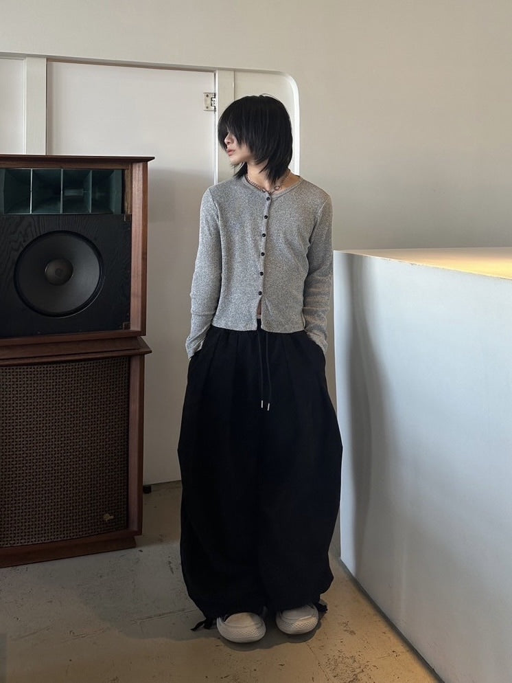 受注制【LUV CODE】pin tuck balloon pants (2color)