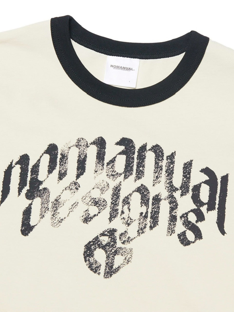 【NOMANUAL】N.D RINGER T-SHIRT